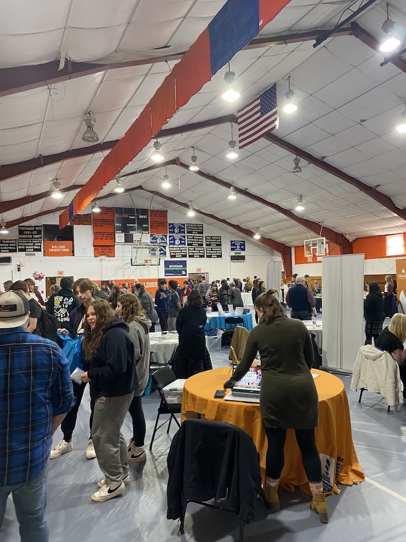 Community Connections Fair at Machias Memorial High School